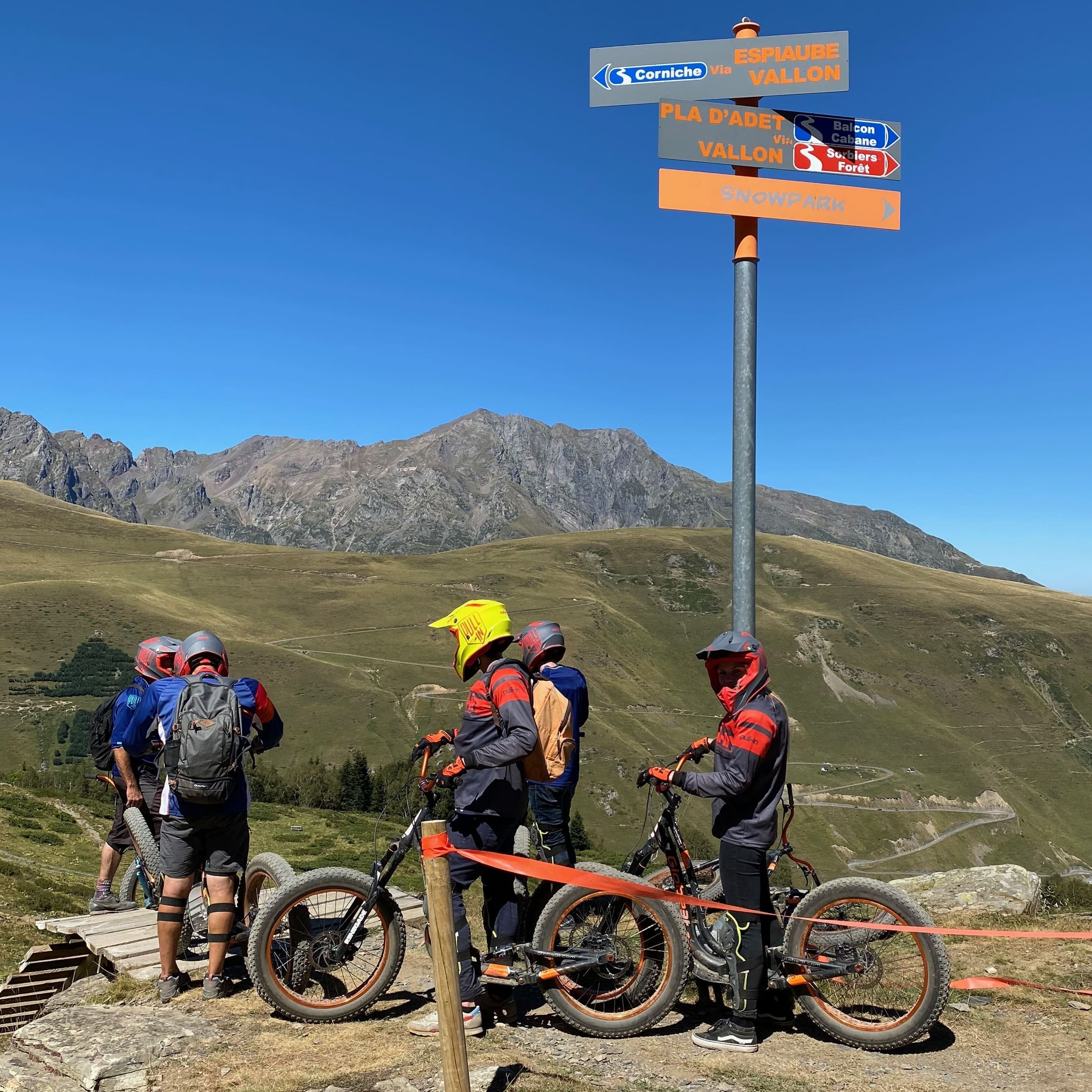 descente des bouleaux en trottinette